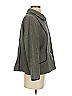 DD Collection 100% Silk Tweed Gray Tan Coat Size 00 - photo 4