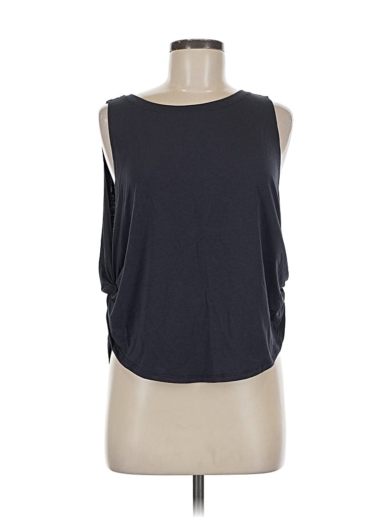 Pre-owned Athleta Sleeveless T-shirt In Gray