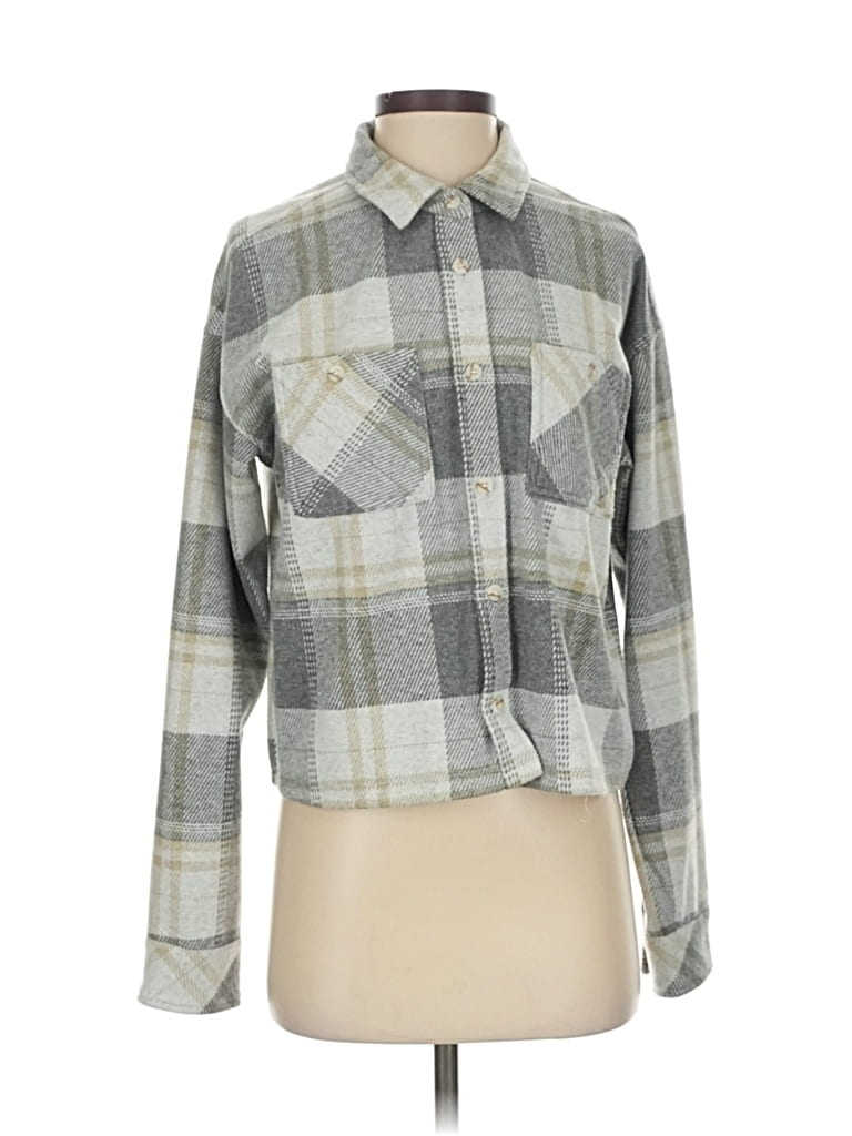 Pre-owned Thread & Supply Cardigan Sweater In Gray