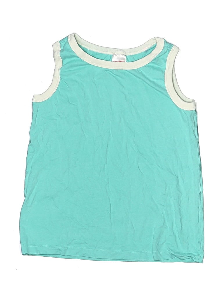 Pre-owned Hanna Andersson Kids' Sleeveless T-shirt In Blue