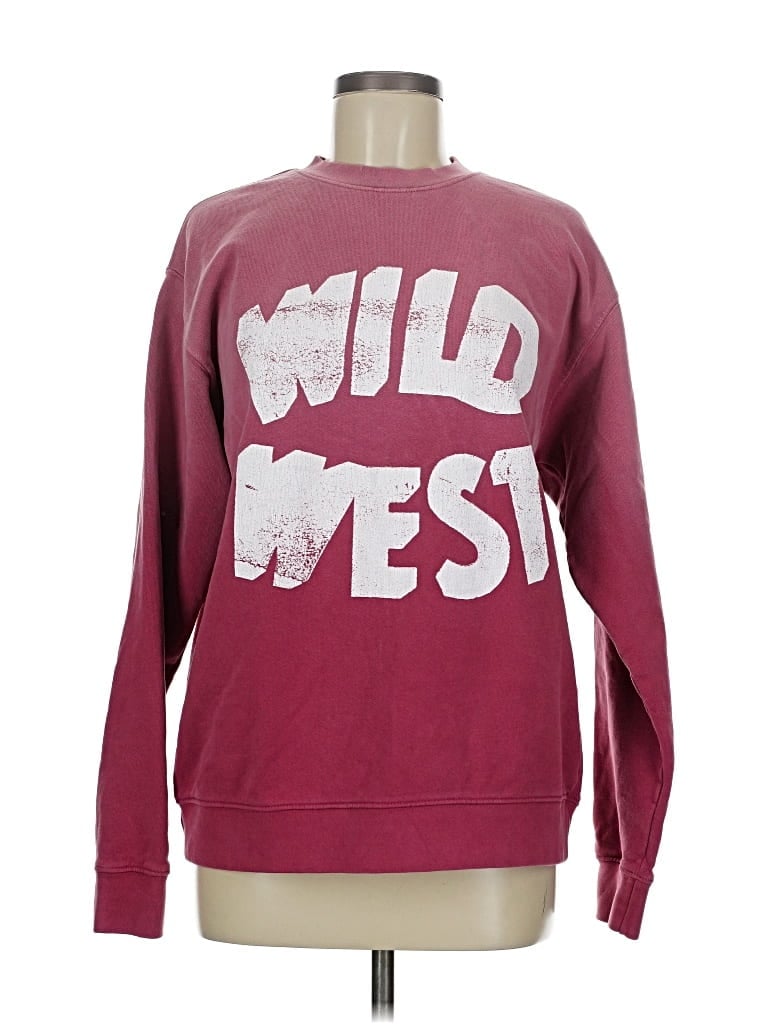 Pre-owned One Of These Days Sweatshirt In Burgundy