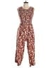 Calvin Klein Paisley Brown Jumpsuit Size 8 - photo 1