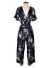 Louna Floral Blue Jumpsuit Size XS - photo 1