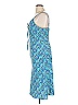 Grand Prix 100% Polyester Paisley Blue Casual Dress Size XL (estimated) - photo 5