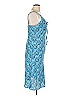 Grand Prix 100% Polyester Paisley Blue Casual Dress Size XL (estimated) - photo 4