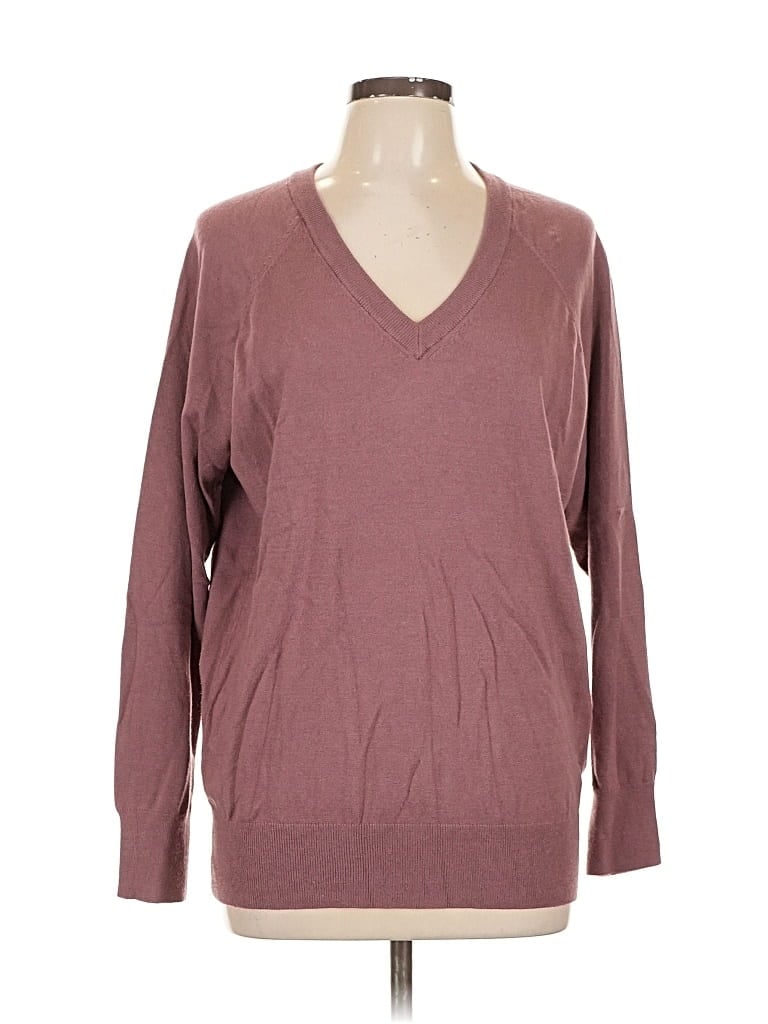 Pre-owned Torrid Pullover Sweater In Burgundy