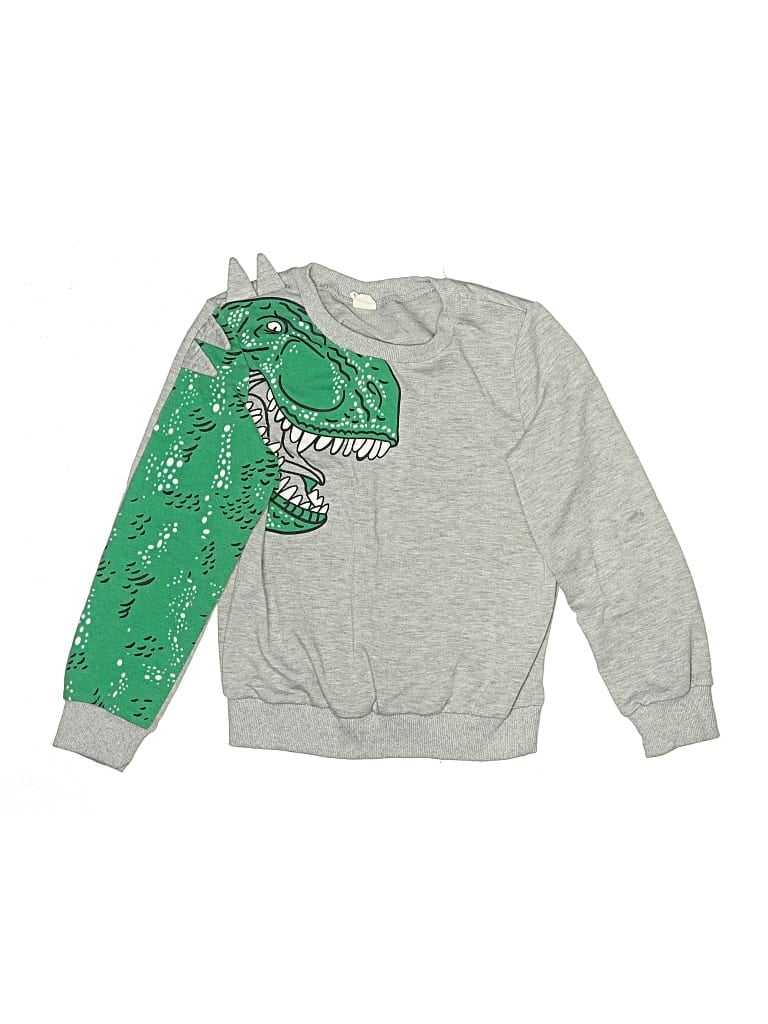 Pre-owned Shein Kids' Sweatshirt In Silver