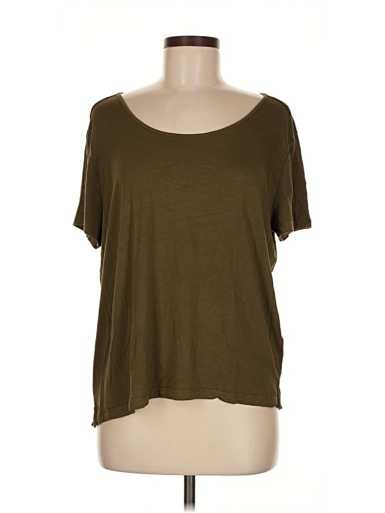 Pre-owned Banana Republic Short Sleeve T-shirt In Brown