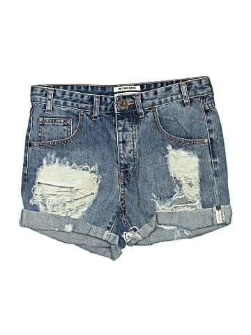 ONE X ONETEASPOON Denim Shorts (view 1)