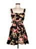 Varga Floral Black Cocktail Dress Size M - photo 1