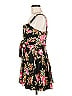 Varga Floral Black Cocktail Dress Size M - photo 5