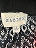 Sabine 100% Polyester Chevron-herringbone Black Casual Pants Size S - photo 7