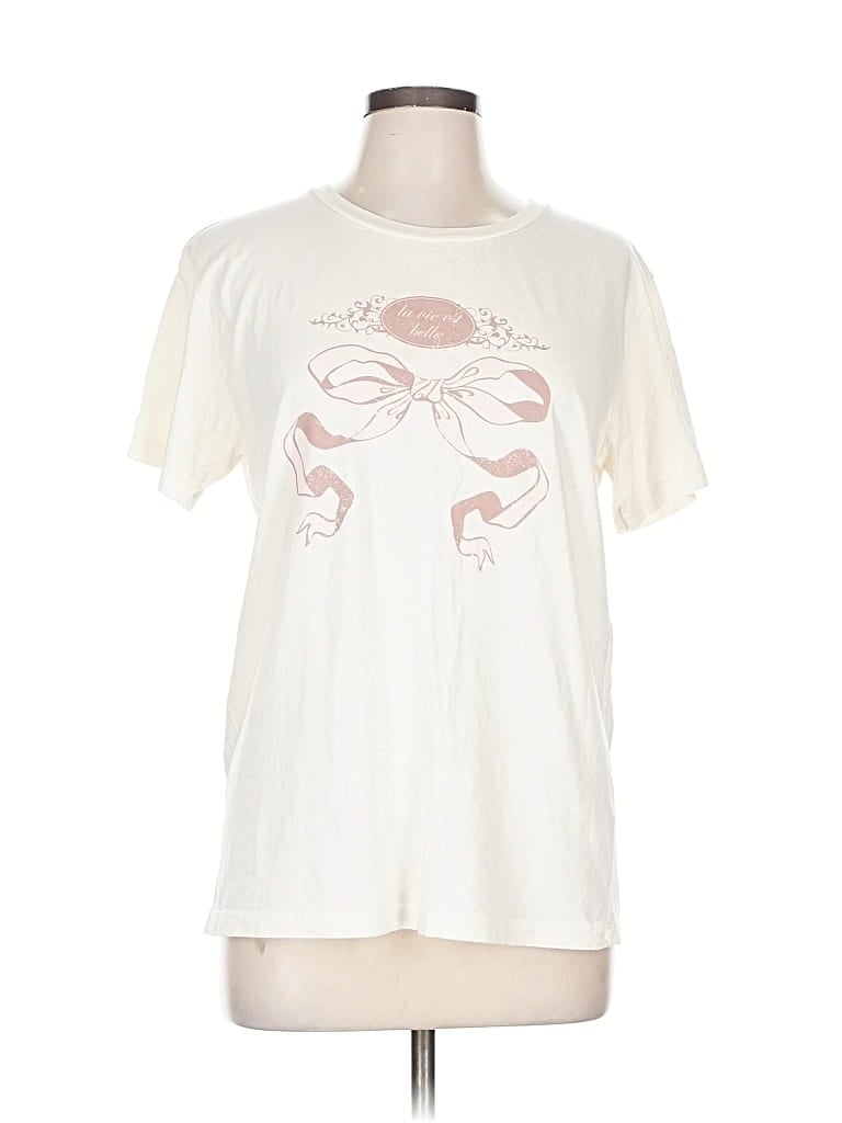 Pre-owned Golden Hour Short Sleeve T-shirt In White
