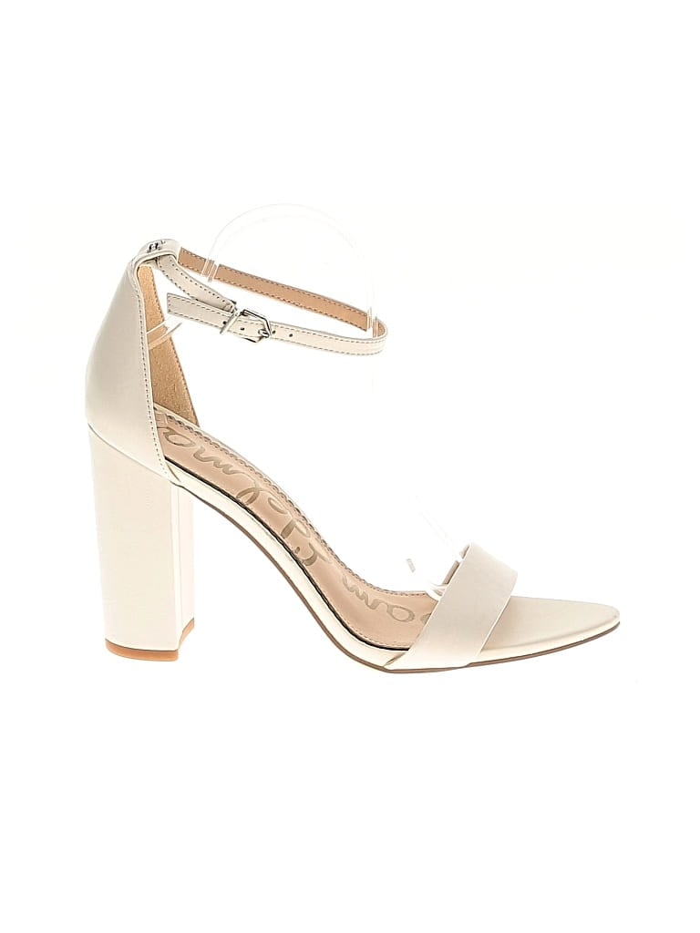 Pre-owned Sam Edelman Sandals In White
