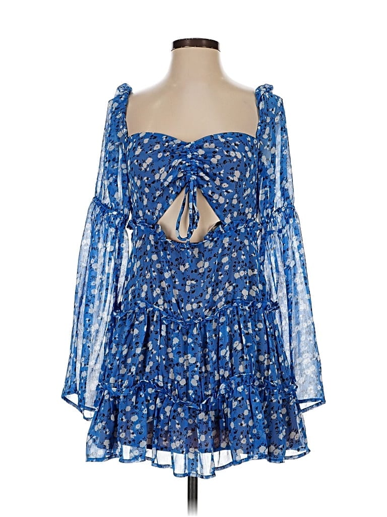Pre-owned Majorelle Casual Dress In Blue