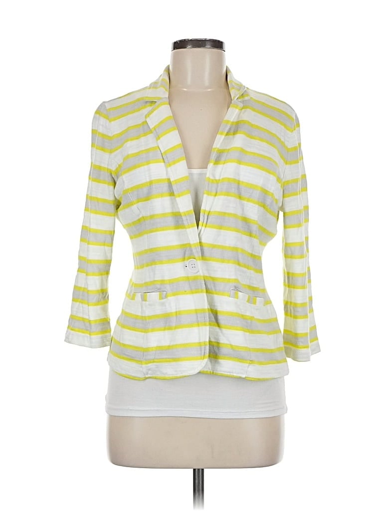 Pre-owned Caslon Cardigan Sweater In Yellow