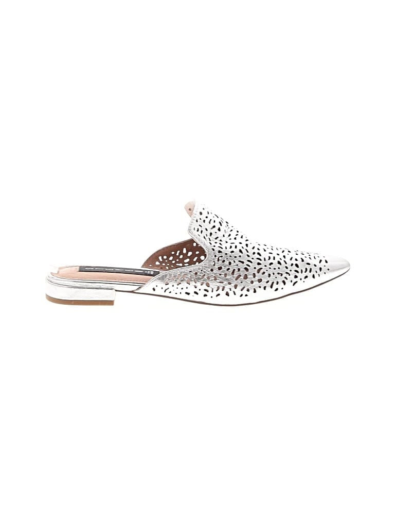 Pre-owned Steven By Steve Madden Mule/clog In Silver