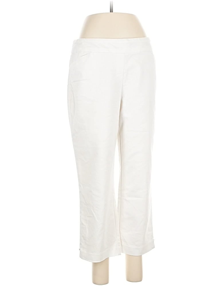 Pre-owned Dana Buchman Casual Pants In White