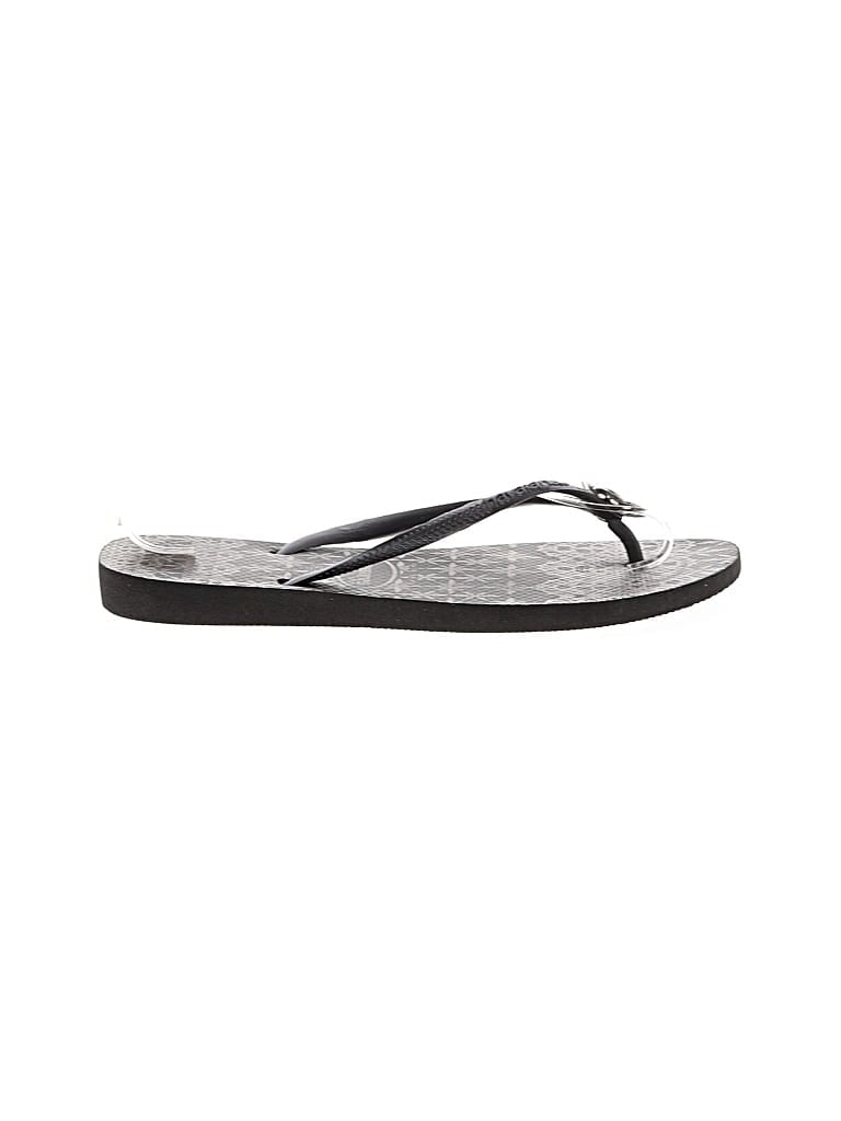 Pre-owned Havaianas Flip Flops In Black