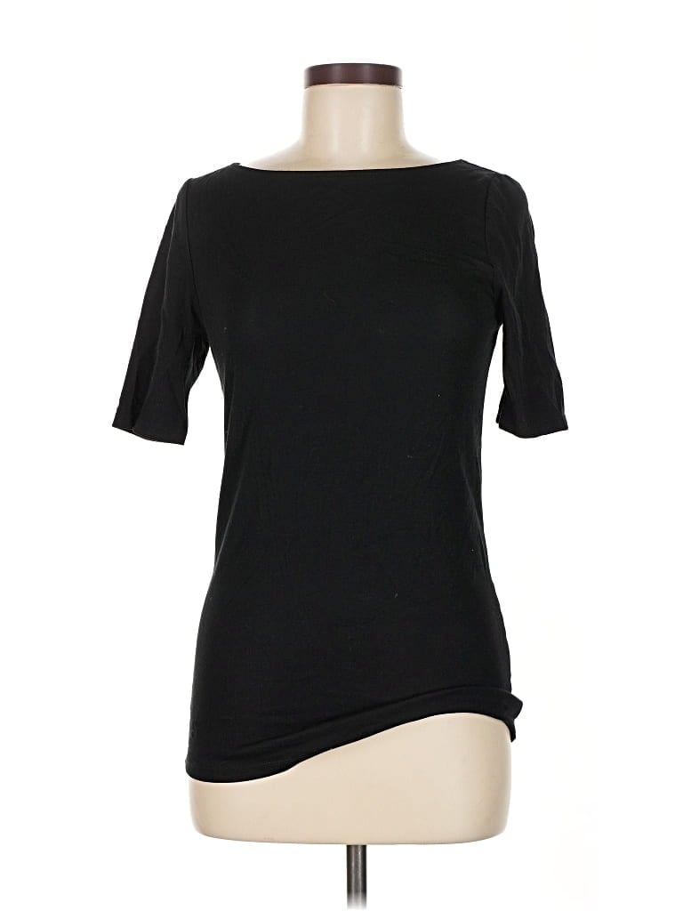 Pre-owned Polo Ralph Lauren 3/4 Sleeve T-shirt In Black