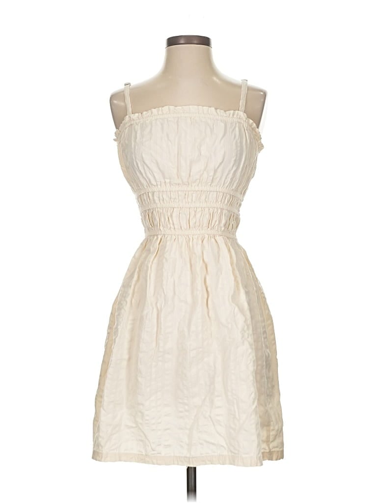 Pre-owned Known Supply Casual Dress In White