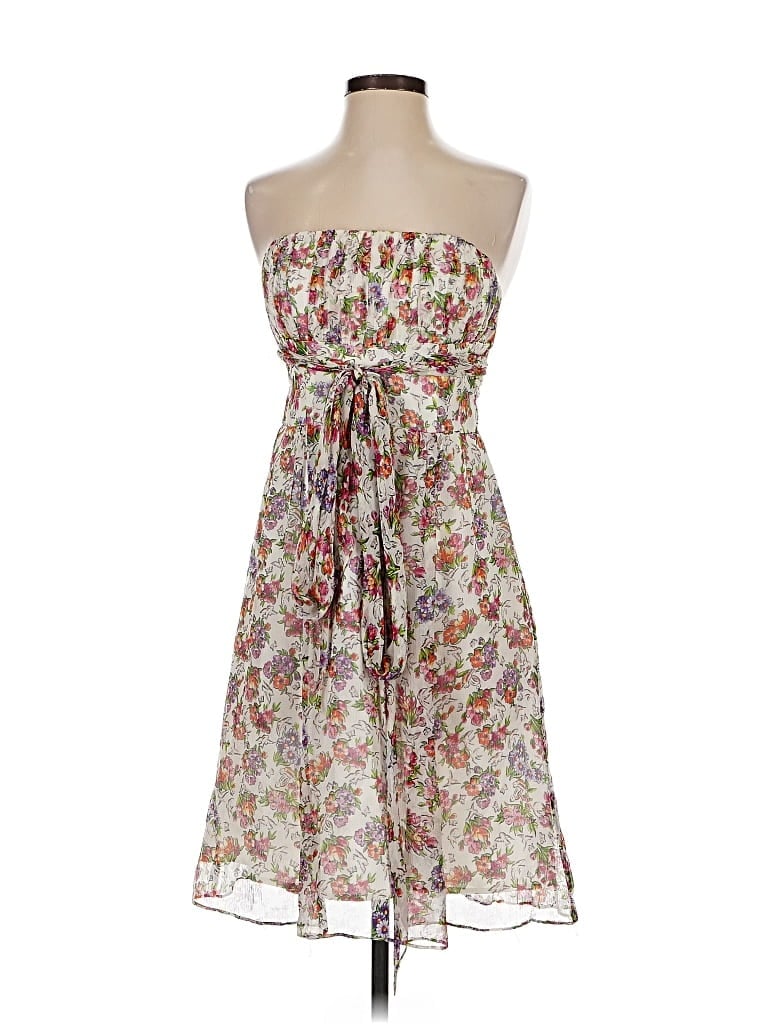 Pre-owned Nanette Lepore Casual Dress In White