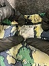 Uniqlo 100% Polyester Tropical Green Casual Pants Size S - photo 7