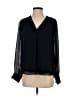 Vince Camuto 100% Polyester Black Long Sleeve Blouse Size S - photo 1