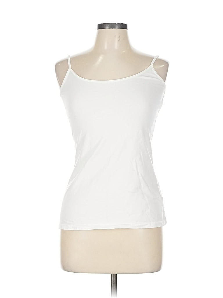 Pre-owned Amazon Essentials Tank Top White Strapless Neckline Tops