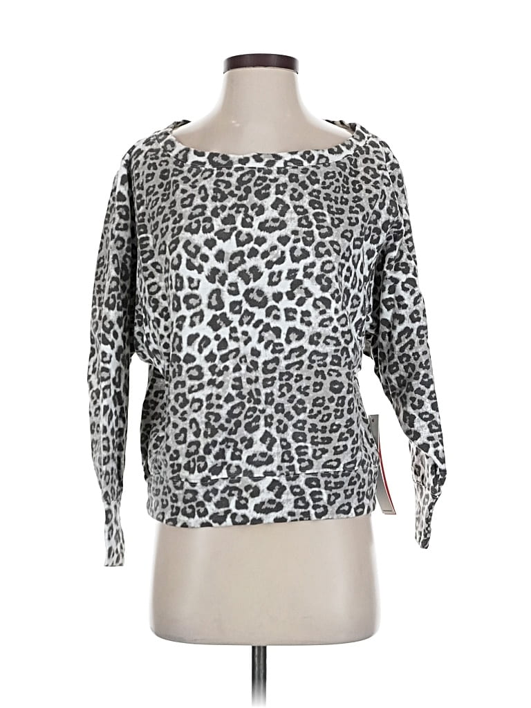 Pre-owned Good American Pullover Sweater In Silver