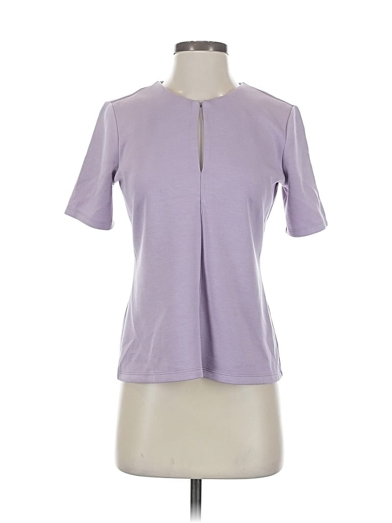 Pre-owned Banana Republic Factory Store Short Sleeve T-shirt In Purple