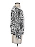 Good American 100% Cotton Animal Print Silver Pullover Sweater Size XS (0) - photo 4
