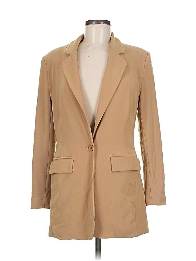 Pre-owned Boston Proper Blazer Jacket In Brown