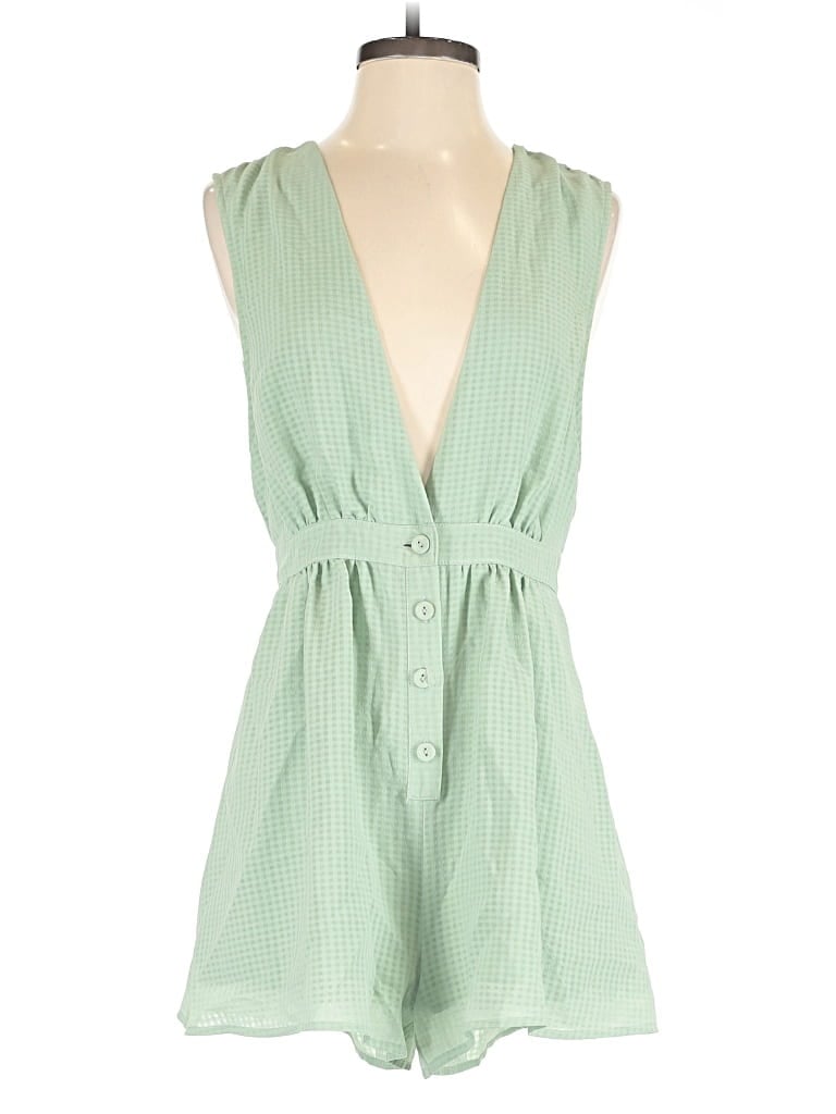 Pre-owned Urban Outfitters Romper In Green
