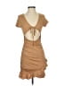 Shein Tan Cocktail Dress Size 4 - photo 1