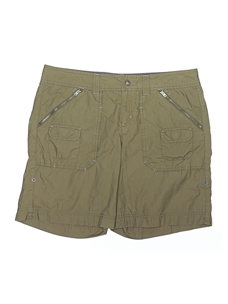 Pre-owned Athleta Cargo Shorts In Green