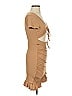 Shein Tan Cocktail Dress Size 4 - photo 4