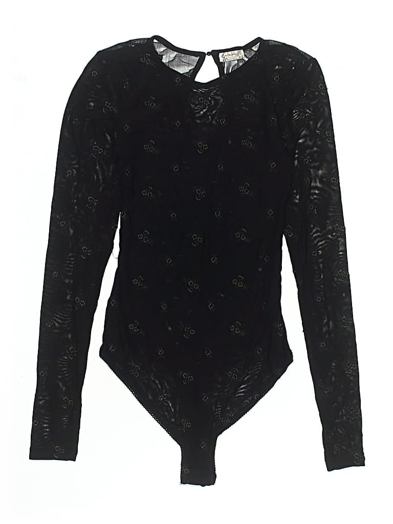 Pre-owned Intimately By Free People Bodysuit In Black