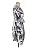 BCBGMAXAZRIA 100% Polyester Print Gray Cocktail Dress Size 2 - photo 4
