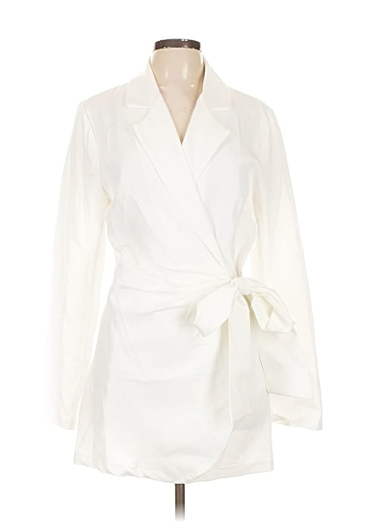 Pre-owned Boohoo Kimono In White