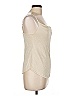 Cinq à Sept 100% Viscose Ivory Sleeveless Top Size S - photo 4