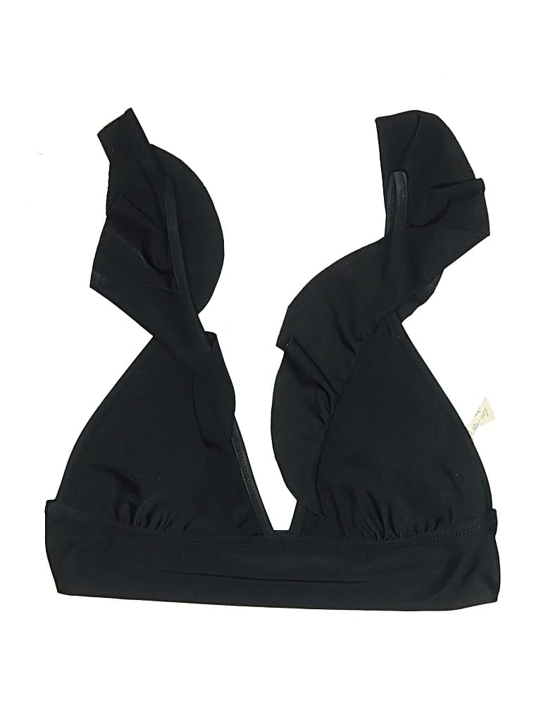 Pre-owned Aerie Swimsuit Top Black Swimwear