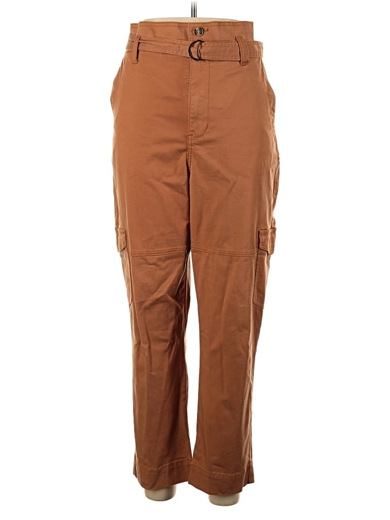 Pre-owned Cabi Cargo Pants In Brown