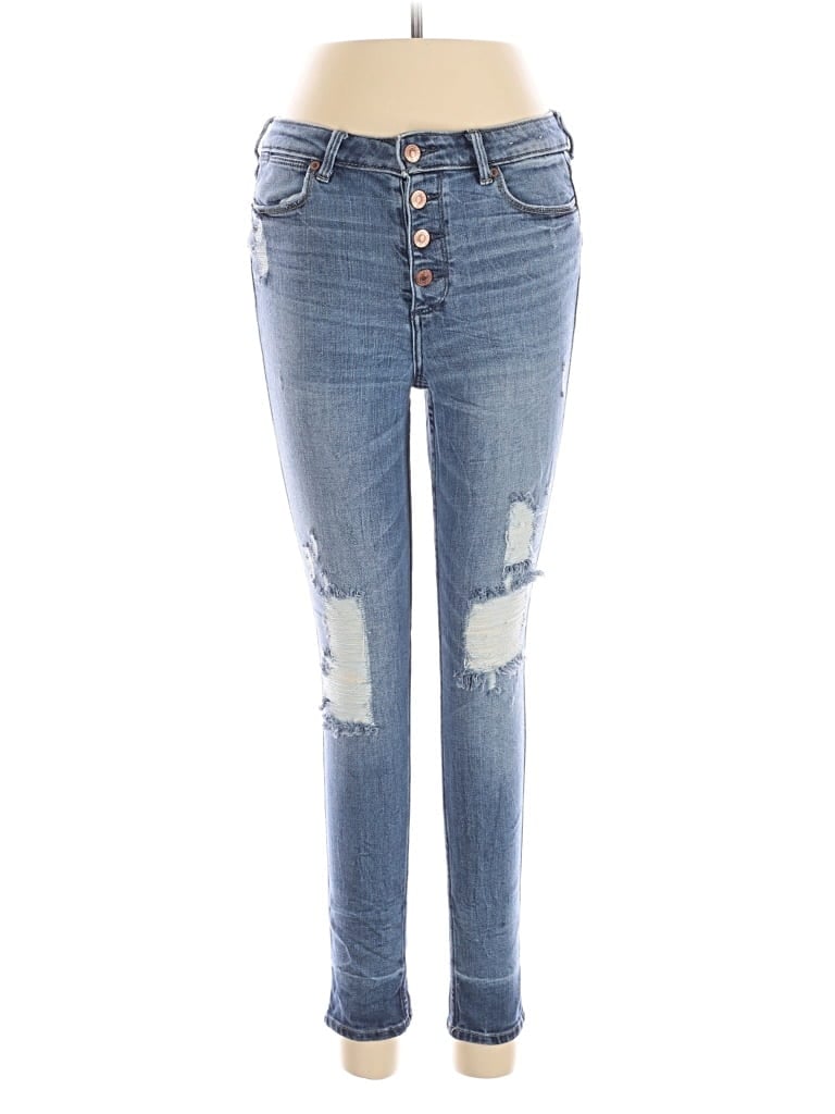 Pre-owned Abercrombie & Fitch Jeans In Blue