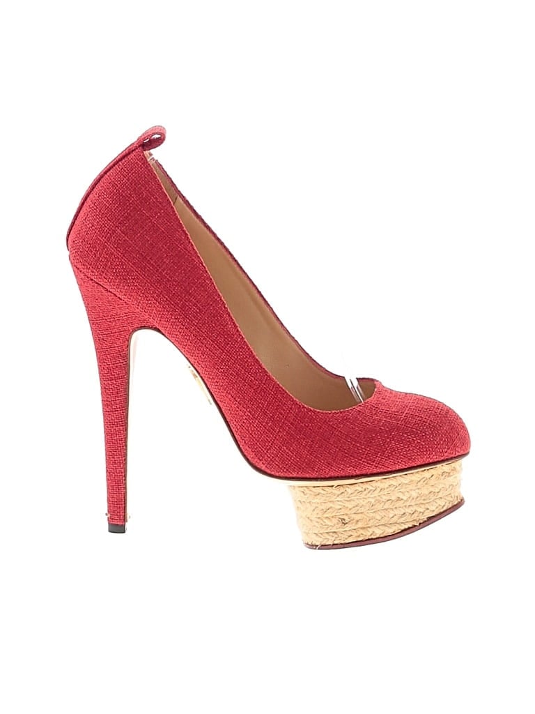 Pre-owned Charlotte Olympia Heels In Red