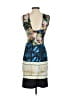Clover Canyon Graphic Blue Cocktail Dress Size XS - photo 2