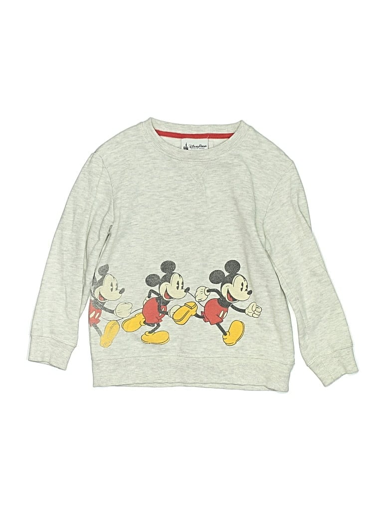 Pre-owned Disney Parks Kids' Sweatshirt In Silver