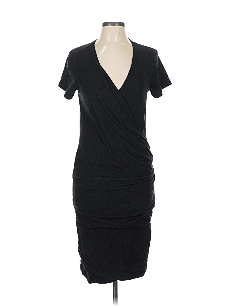 Pre-owned James Perse Cocktail Dress In Black