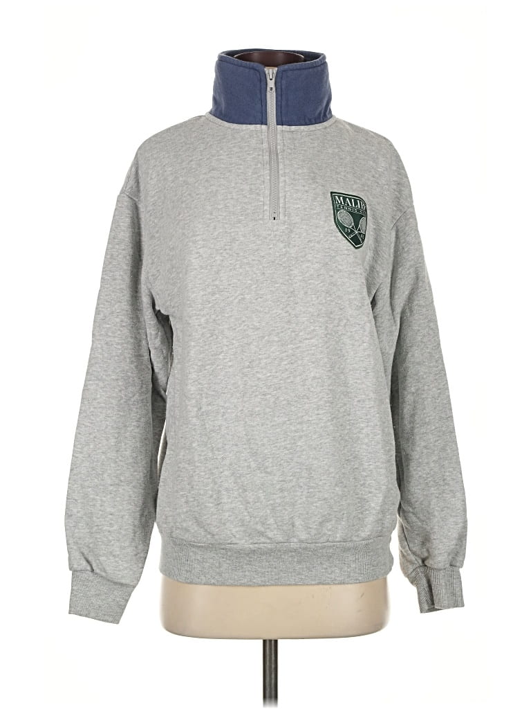 Pre-owned Zoe+liv Pullover Sweater In Gray