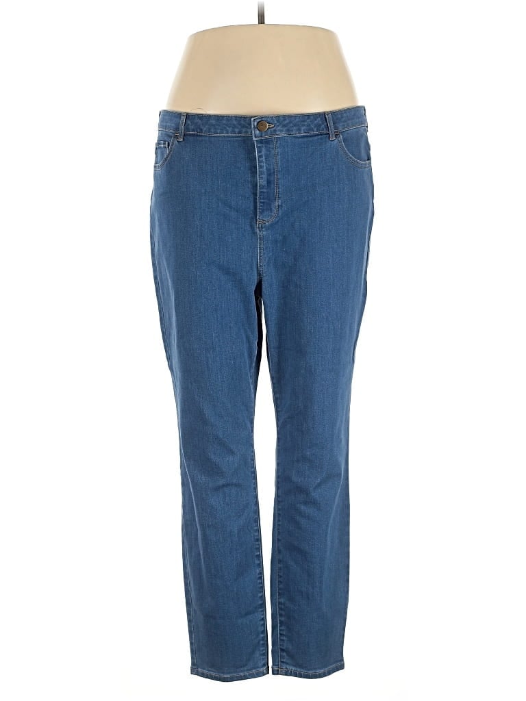 Pre-owned Logo By Lori Goldstein Jeans In Blue